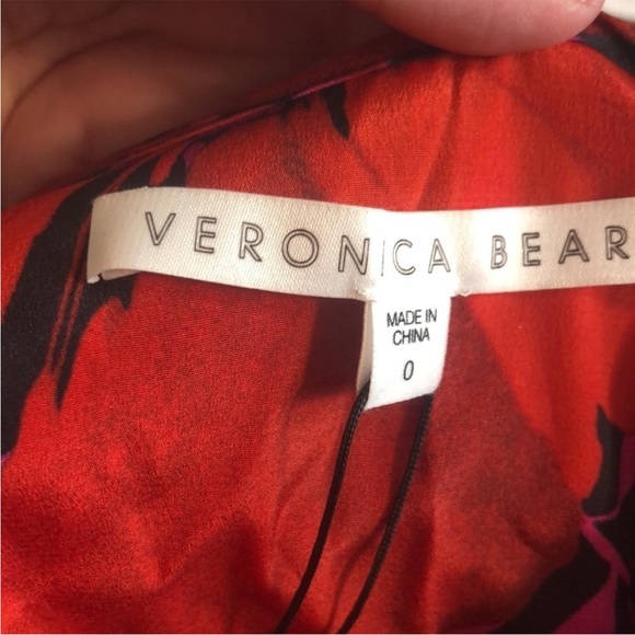 NWT Veronica Beard Floral Pervero Blouse Size 0 - Picture 7 of 14